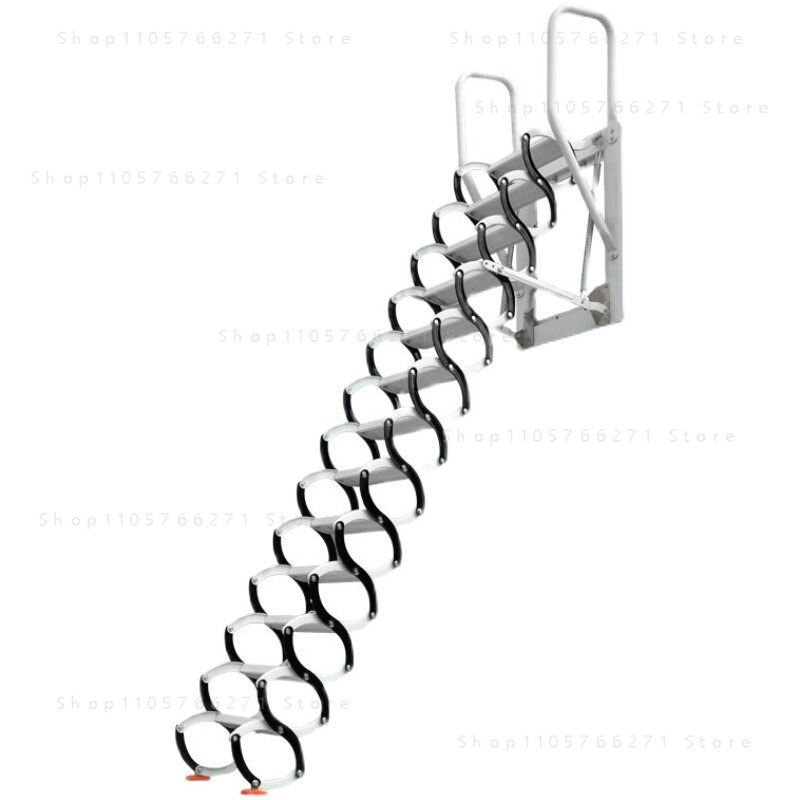 Fire Escape Ladder - Escalera telescópica plegable para ático, escalera