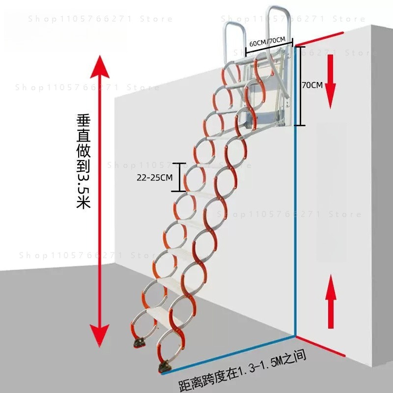 Escalera telescópica plegable  - Fire Escape Ladder reseña y precio