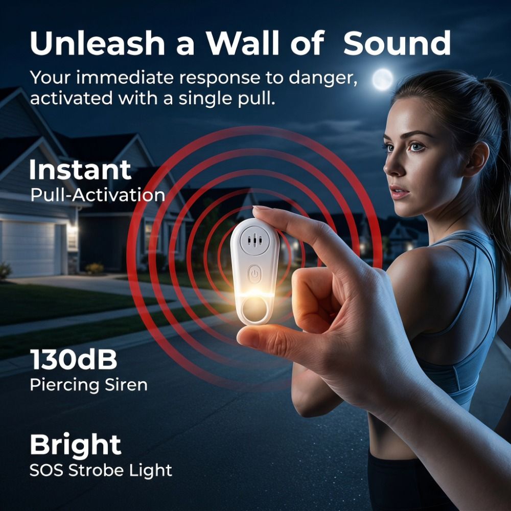Alarma de seguridad personal p - Personal Alarm Keychain reseña y precio